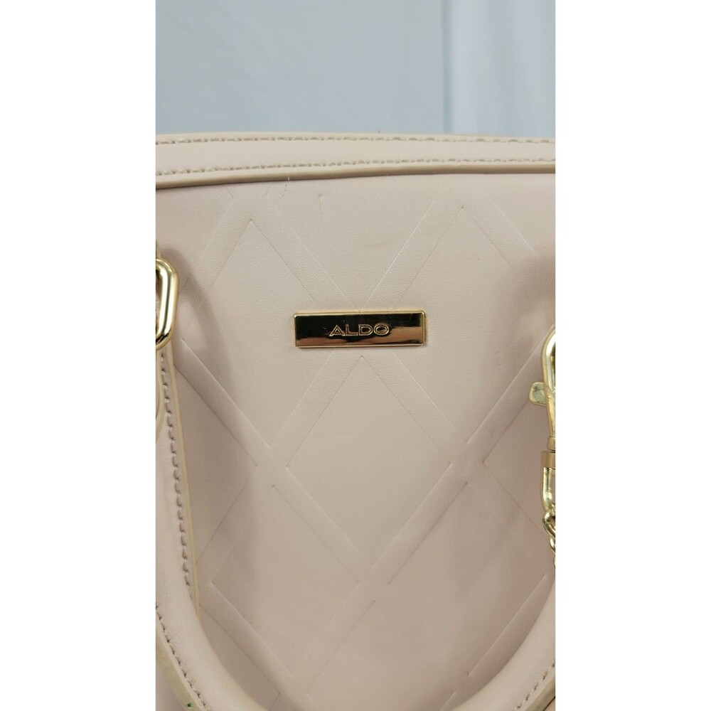 ALDO Blush Pink Bag With Floral Diamond Bag Charm